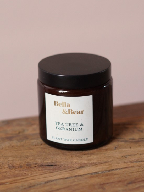 Tea Tree and Geranium Soy Wax Candle